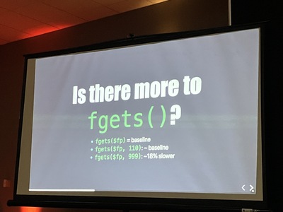 fgets performance characterists